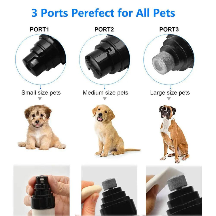Electric Dog Nail Clippers Grinders Rechargeable USB Charging Pet Quiet Cat Paws Nail Grooming Trimmer Tools SmartPaws
