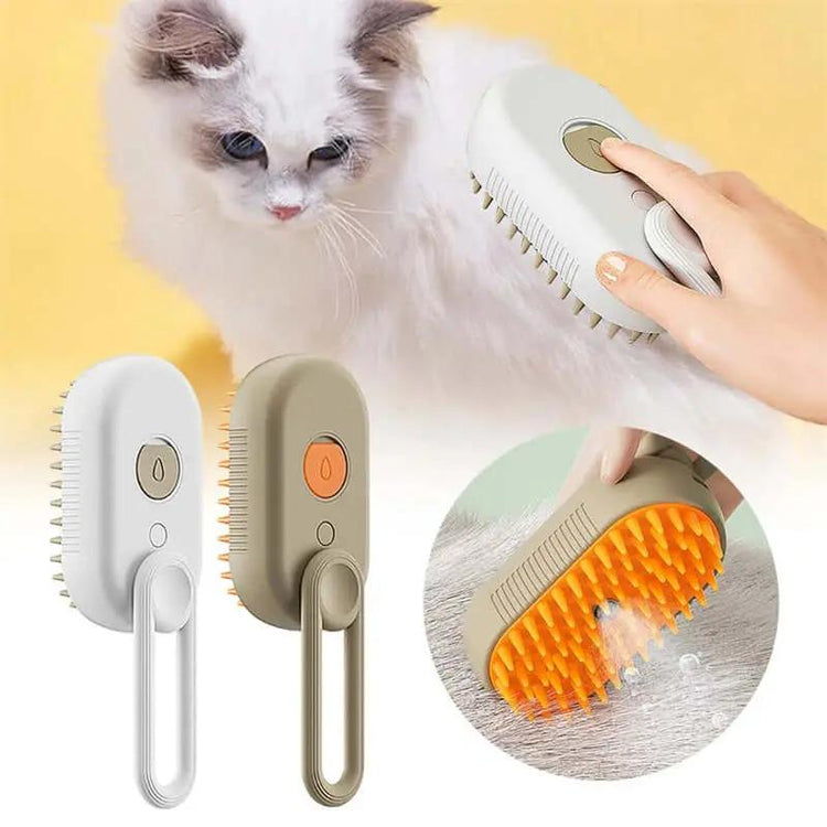 Cat Steam Brush Steamy Dog Brush 3 In 1 Electric Spray Cat Hair Brushes For Massage Pet Grooming Comb Hair Removal Combs Pet Products SmartPaws
