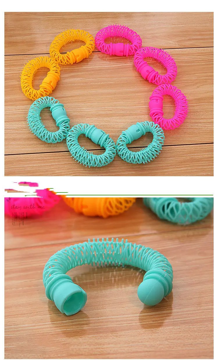 Donut Hair Rollers Magic Sticks Hair Natural Curlers Circle Spiral Plastic DIY Hair Styling Curly SmartPaws