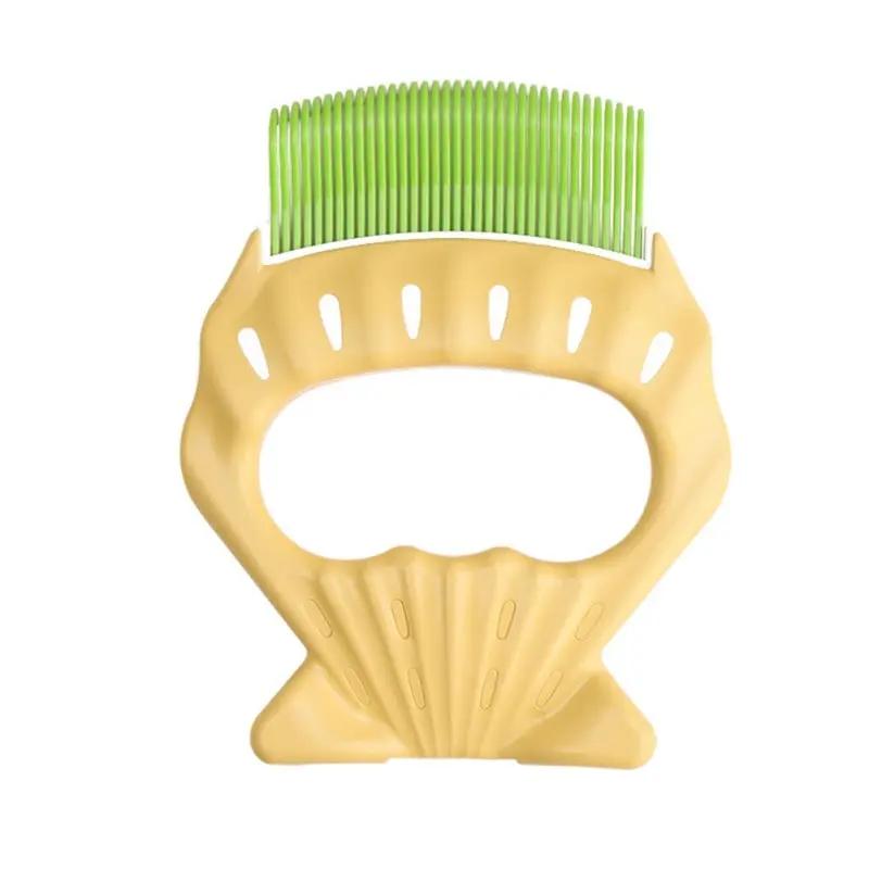 Pet Dog Cat Combs Shell Shaped Hair Remover Brush Pet Grooming Tools Dog Massage Comb Brush For Remove Pet Cat Loose Hairs SmartPaws