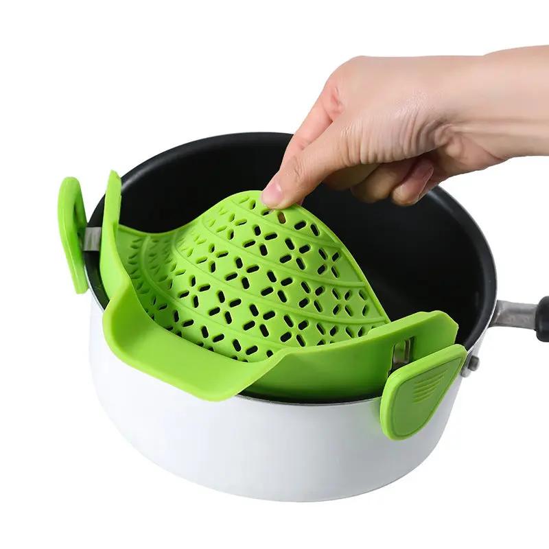 Kitchen Gadgets Silicone Pot Side Drain Stopper SmartPaws