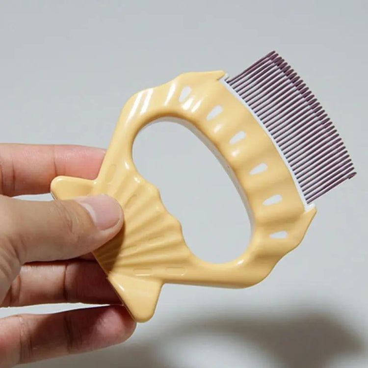 Pet Dog Cat Combs Shell Shaped Hair Remover Brush Pet Grooming Tools Dog Massage Comb Brush For Remove Pet Cat Loose Hairs SmartPaws