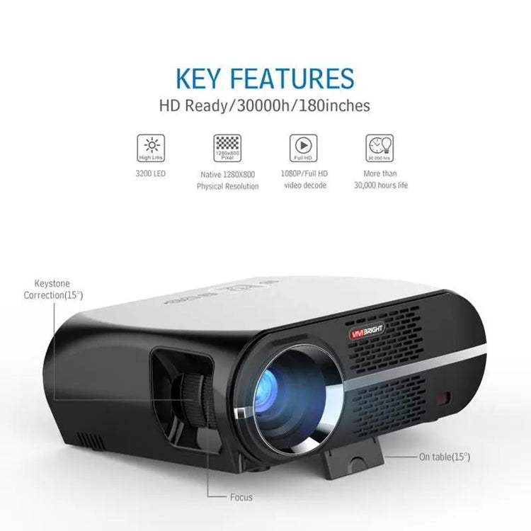 Hot-selling GP100 Mini Projector Home Office Business SmartPaws