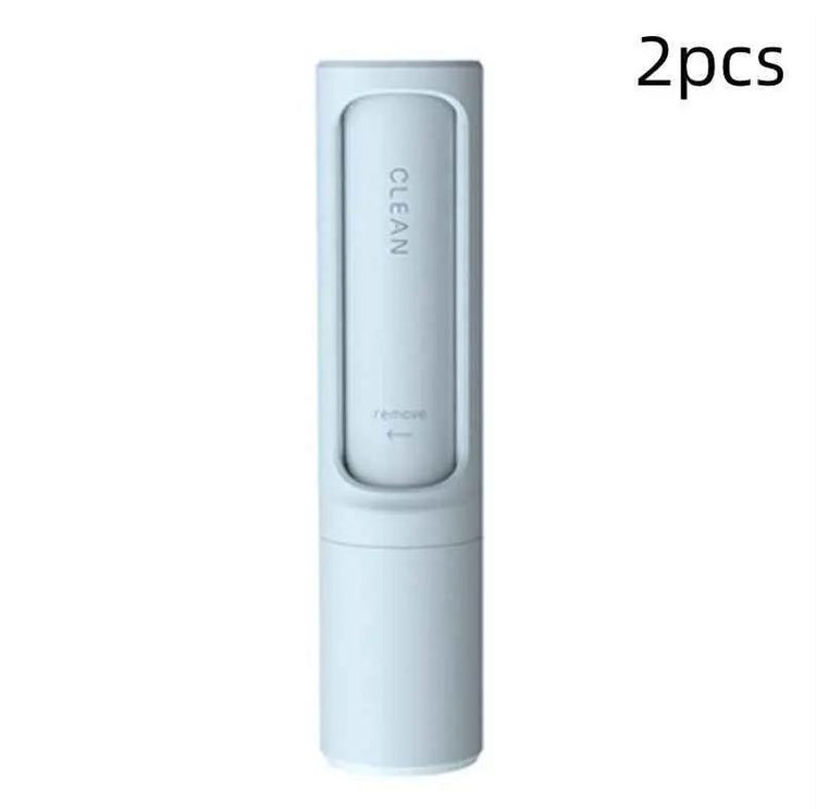 2-1 Reusable Pet Hair Remover Brush Lint Roller Portable Effective Self Cleaning Tool for Cat Dog Fur Hair Dust Removal Brush