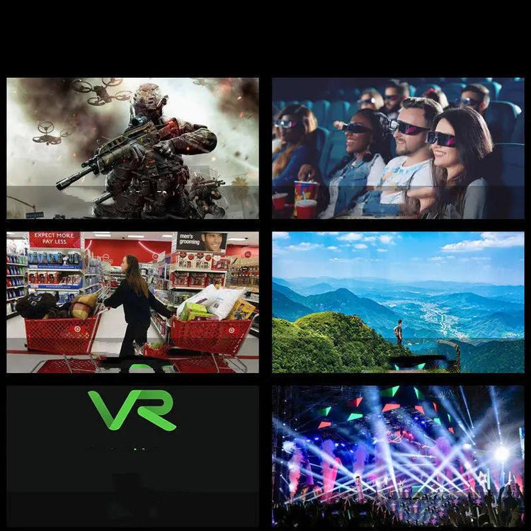 New VRG Pro 3D VR Glasses Virtual Reality Full Screen Visual Wide-Angle VR Glasses For 5 To 7 Inch Smartphone Eyeglasses Devices SmartPaws