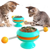 Rotatable Cat Toys Supplies With Catnip Interactive Training Toys For Cats Kitten Cat Accessories Pet Products SmartPaws