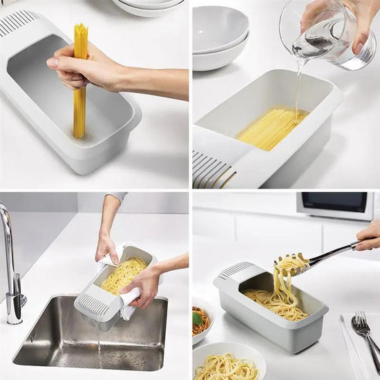 Microwave Noodles Pasta Spaghetti Cooker Eco-Friendly Cooking Pasta Box Kitchen Tool SmartPaws