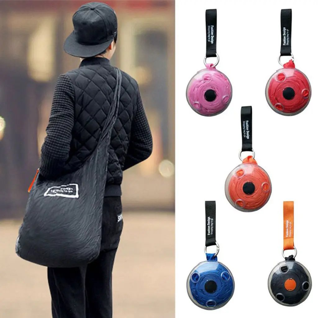 Foldable Fashion Eco Handbag Reusable Bag Supermarket Shopping Tote Bags Portable Retractable Storage Bag Shopping Bag SmartPaws