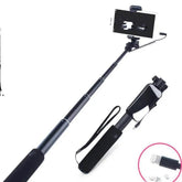Compatible with Apple , Selfie Stick Mobile Phone Selfie Stick Aluminum Alloy - SmartPaws