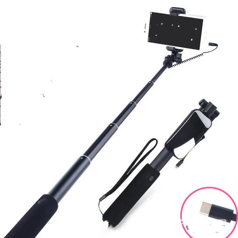 Compatible with Apple , Selfie Stick Mobile Phone Selfie Stick Aluminum Alloy - SmartPaws