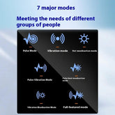 EMS Low Frequency Pulse Vibration Rechargeable Portable Massage Neck Massager SmartPaws