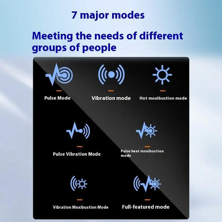 EMS Low Frequency Pulse Vibration Rechargeable Portable Massage Neck Massager SmartPaws