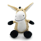 Dog Plush Toys Pet Squeaky Animal CuteShape Toy Dog Bite-Resistant Clean Teeth Chew Toy Pet Supplies Interactive Toys SmartPaws