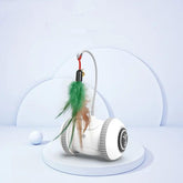 Interactive Cat Toy With Interchangeable Heads  Pet Feather Toys SmartPaws
