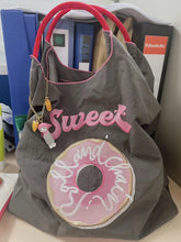 Japanese Nylon Cloth Donut Embroidery Eco-friendly Bag SmartPaws