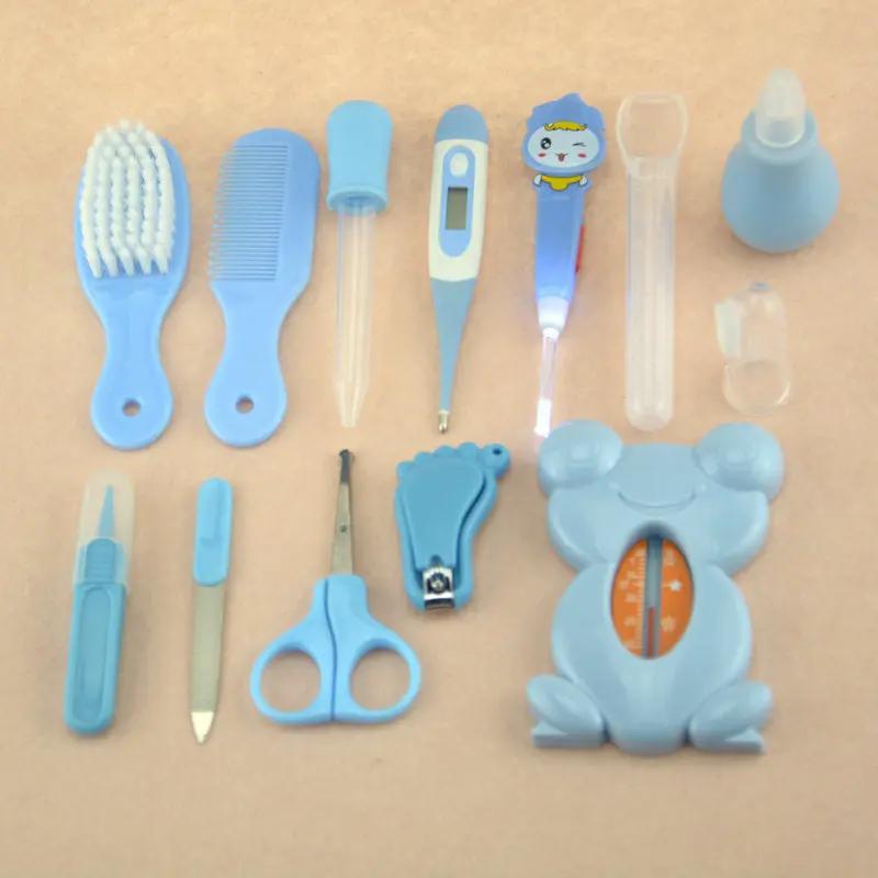 Roadfisher Newborn Baby Care Kits Nose Cleaner Feeder Earpick Tools Grooming Bag Set Nail Clipper Tooth Hair Brush Comb Scissor SmartPaws