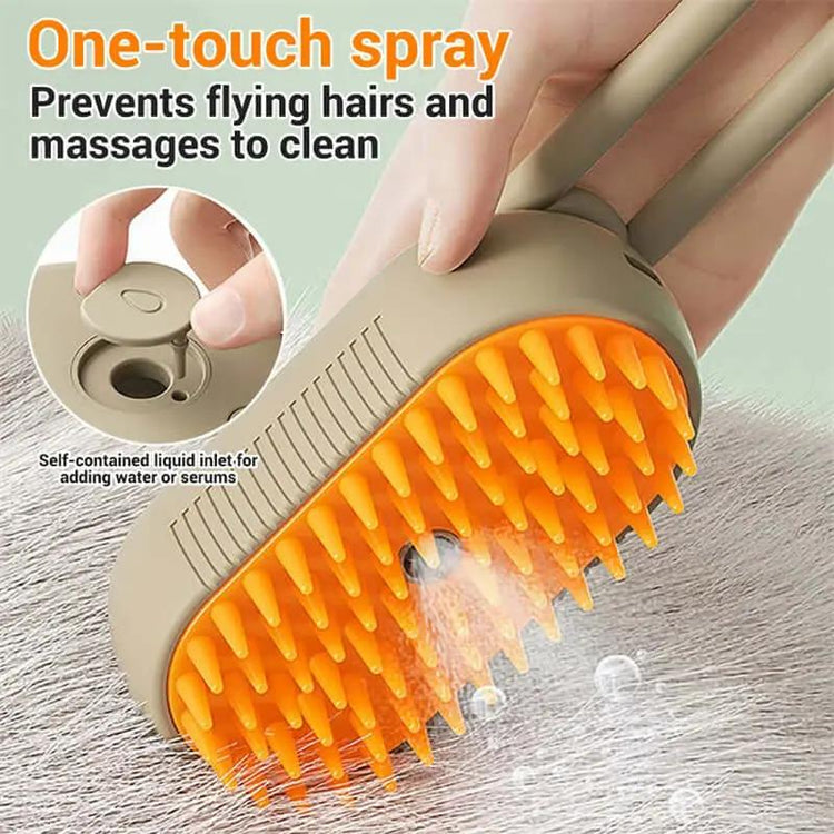 Cat Steam Brush Steamy Dog Brush 3 In 1 Electric Spray Cat Hair Brushes For Massage Pet Grooming Comb Hair Removal Combs Pet Products SmartPaws