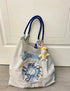 Japanese Nylon Cloth Donut Embroidery Eco-friendly Bag SmartPaws