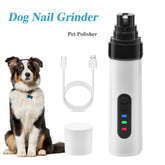 Electric Dog Nail Clippers Grinders Rechargeable USB Charging Pet Quiet Cat Paws Nail Grooming Trimmer Tools SmartPaws