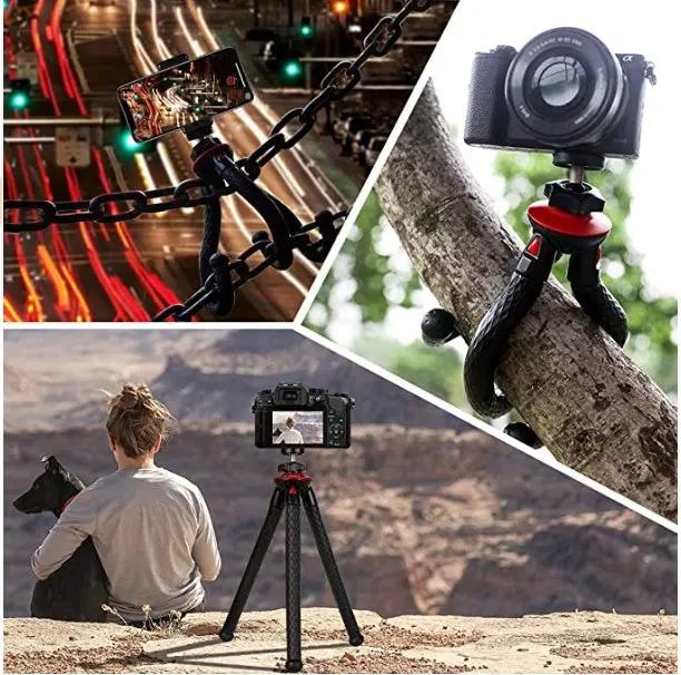 Compatible with Apple, Tripod Octopus Portable Stand Selfie Live Tripod - SmartPaws
