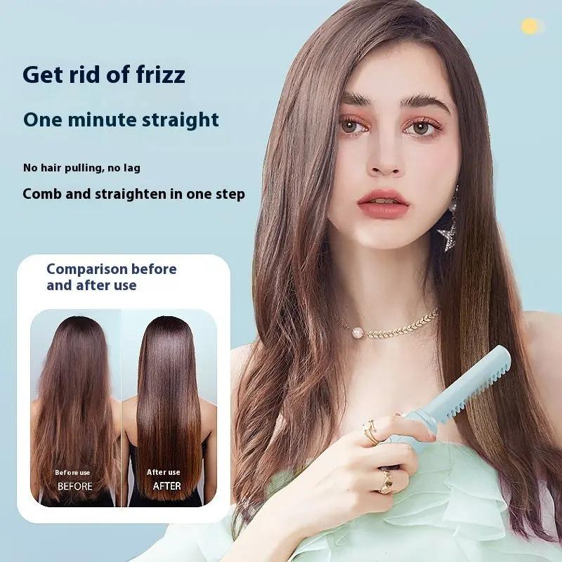 Wireless Hair Straighteners Small USB Charging Portable For Curling Or Straightening SmartPaws