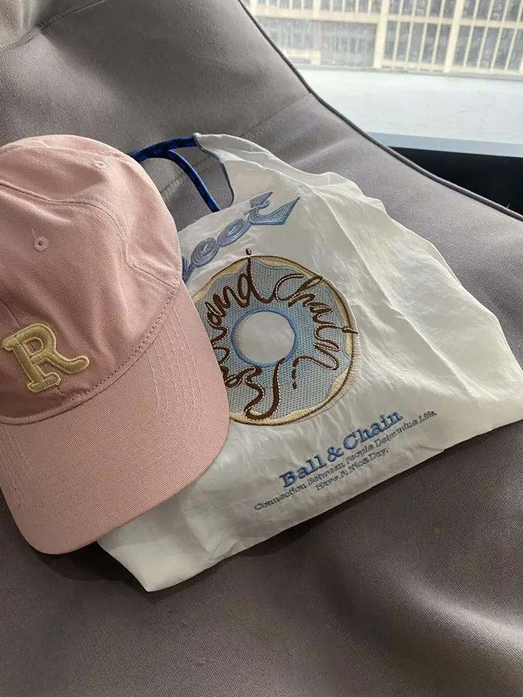 Japanese Nylon Cloth Donut Embroidery Eco-friendly Bag SmartPaws