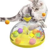Meows Windmill Funny Cat Toys Interactive Multifunctional Turntable Pet Educational Toys With Catnip Luminous Ball Pinwheel Toys Pet Products SmartPaws