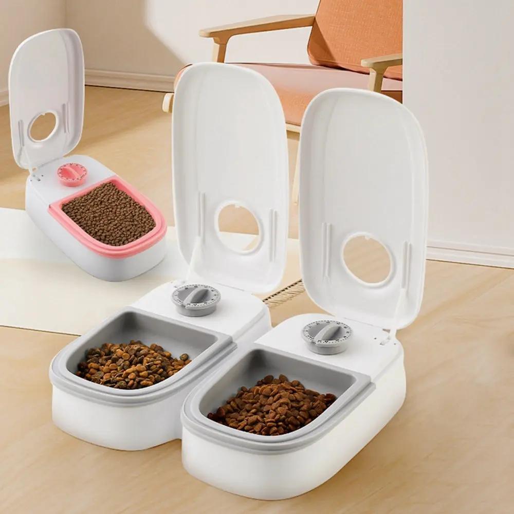 Automatic Pet Feeder Smart Food Dispenser For Cats Dogs Timer Stainless Steel Bowl Auto Dog Cat Pet Feeding Pets Supplies SmartPaws
