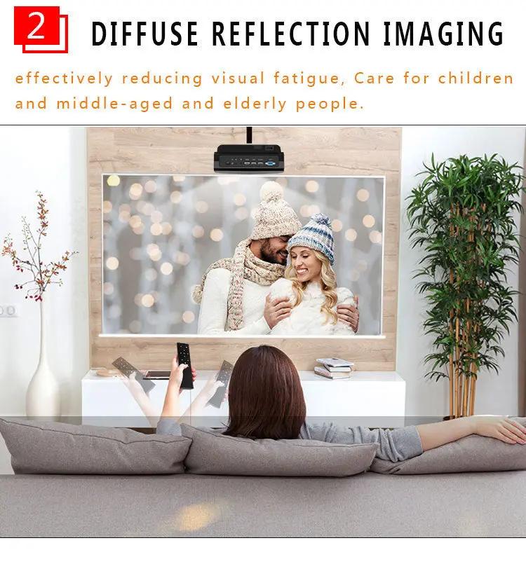 1080P HD Home Portable Voice Connection WiFi Mobile Phone Wireless Mini Projector SmartPaws