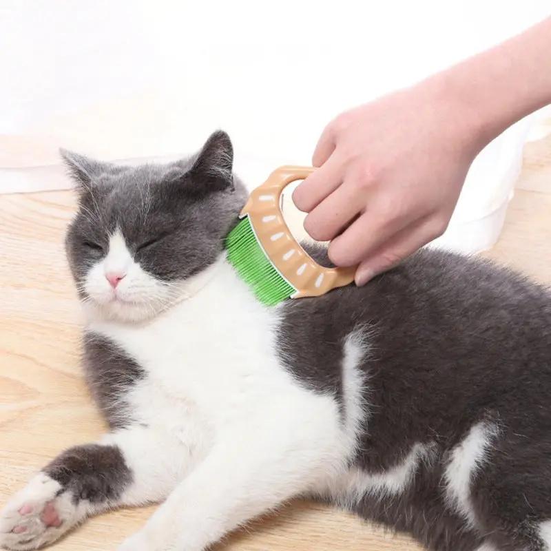 Pet Dog Cat Combs Shell Shaped Hair Remover Brush Pet Grooming Tools Dog Massage Comb Brush For Remove Pet Cat Loose Hairs SmartPaws