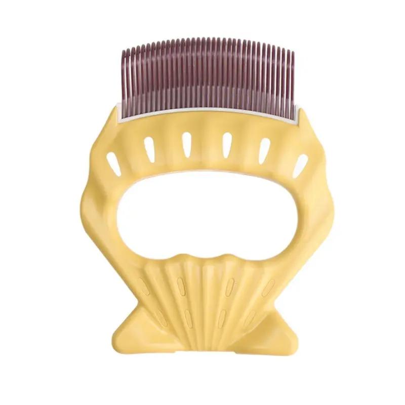 Pet Dog Cat Combs Shell Shaped Hair Remover Brush Pet Grooming Tools Dog Massage Comb Brush For Remove Pet Cat Loose Hairs SmartPaws