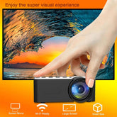 YT100 Home Mini Portable Mini Projector HD Home Wireless Mini Phone Projection SmartPaws