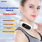 EMS Low Frequency Pulse Vibration Rechargeable Portable Massage Neck Massager SmartPaws