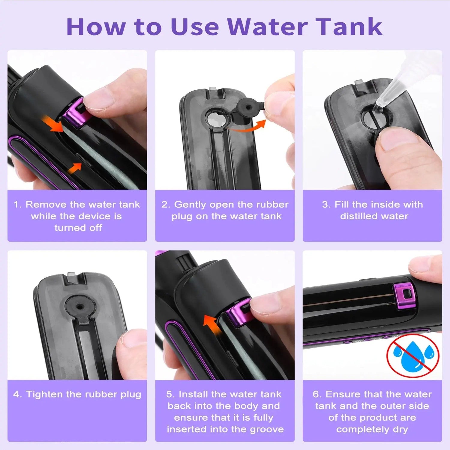 Steam Straighteners For Hair, Professional Salon Titanium Vapor Straightening Irons, High-end Salon Water Light Steam Flat Iron 24 Hour Anti-frizz Make Hair Smooth And Adds Shine SmartPaws