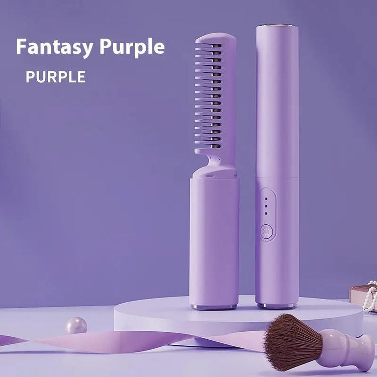 Wireless Hair Straighteners Small USB Charging Portable For Curling Or Straightening SmartPaws