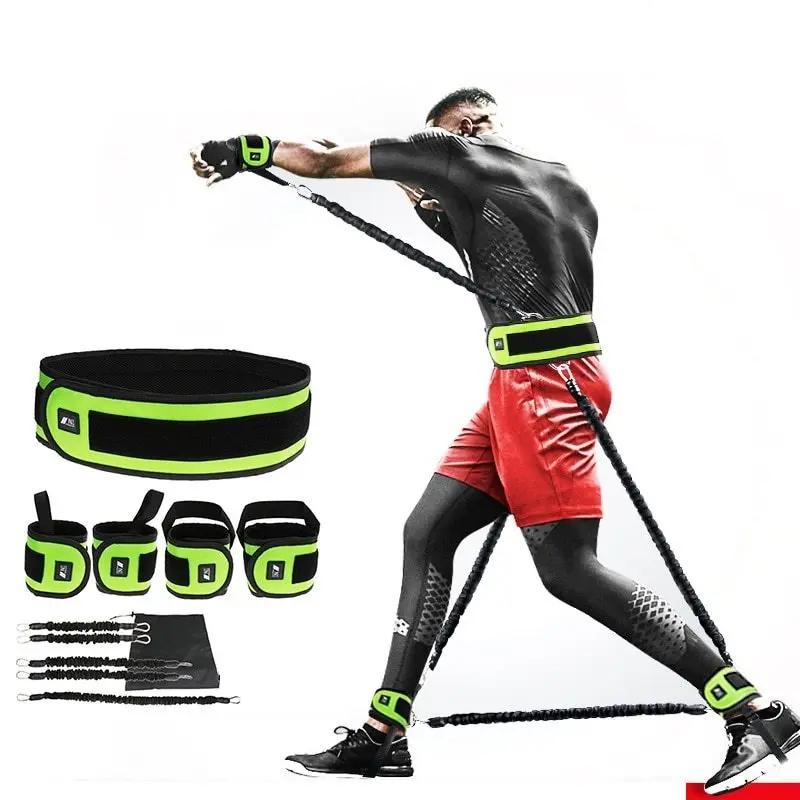 Leg Squat Boxing Combat Training Resistance Bands Fitness Combat Fighting Resistance Force Agility Workout Exercise Equipment SmartPaws