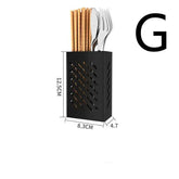 Perforation-free Wall-mounted Knife Storage Rack For Kitchen