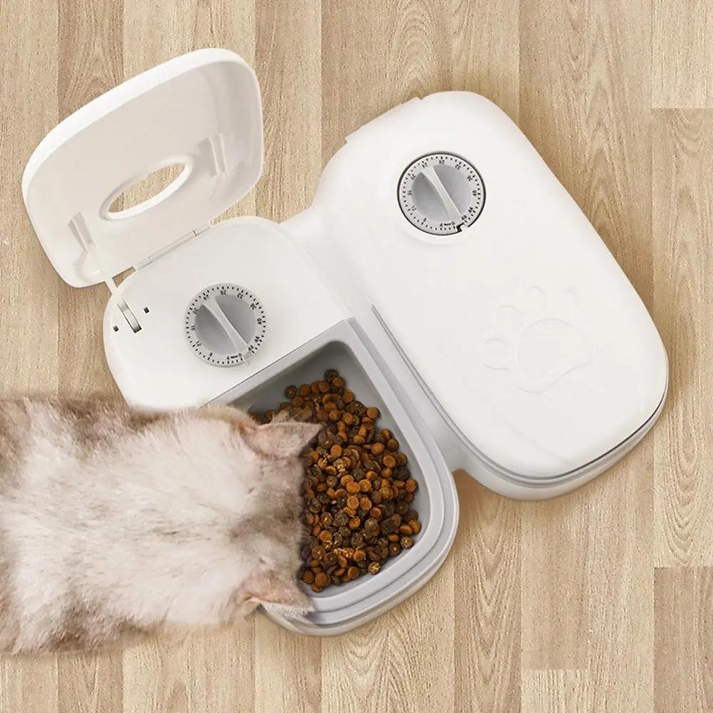 Automatic Pet Feeder Smart Food Dispenser For Cats Dogs Timer Stainless Steel Bowl Auto Dog Cat Pet Feeding Pets Supplies SmartPaws