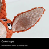 Dog Plush Toys Pet Squeaky Animal CuteShape Toy Dog Bite-Resistant Clean Teeth Chew Toy Pet Supplies Interactive Toys SmartPaws