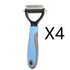 Stainless Double-sided Pet Brush Hair Removal Comb Grooming Dematting Dog Grooming Shedding Tools SmartPaws