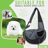 Carrying Pets Bag Outdoor Cross body Bag for Dogs and Cats, suitable for small dogs and cats, featuring a breathable design.