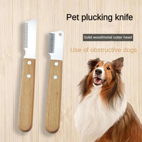 Hair Plucking Knife Pet Comb And Shaver West Highland Bull Terrier Schnauzer Terrier Dog Grooming Tools Pet Supplies SmartPaws