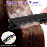 Steam Straighteners For Hair, Professional Salon Titanium Vapor Straightening Irons, High-end Salon Water Light Steam Flat Iron 24 Hour Anti-frizz Make Hair Smooth And Adds Shine SmartPaws