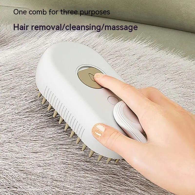 Cat Steam Brush Steamy Dog Brush 3 In 1 Electric Spray Cat Hair Brushes For Massage Pet Grooming Comb Hair Removal Combs Pet Products SmartPaws