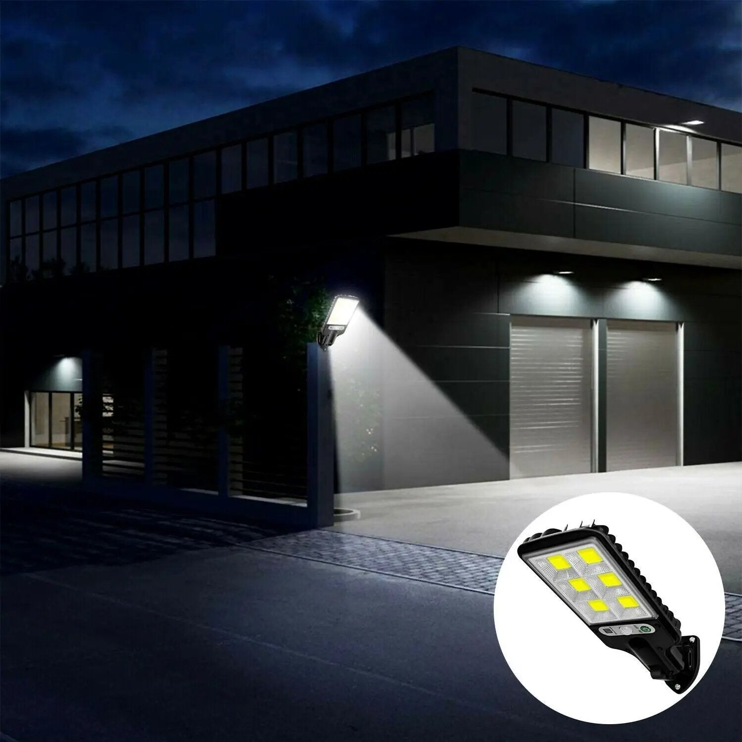 LED Solar Motion Sensor Light Bright Garden Outdoor Street Wall Lamp Solar Wall Lamp Lights Outdoor Road Lamp For Garden, Yard, Garage, Path SmartPaws