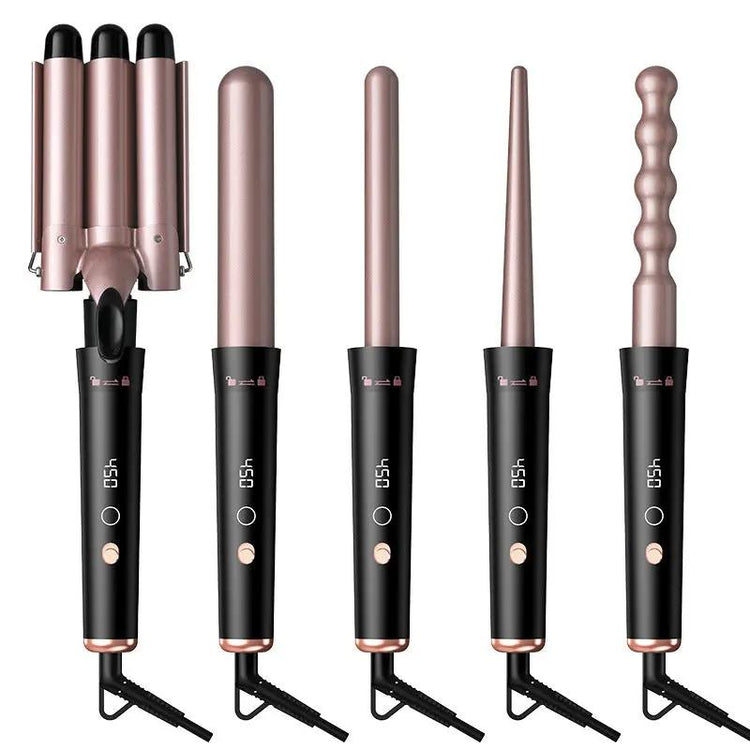 Five-in-one Tube Replacement Hair Curler Does Not Hurt Hair Negative Ion Multifunction Curlers - SmartPaws