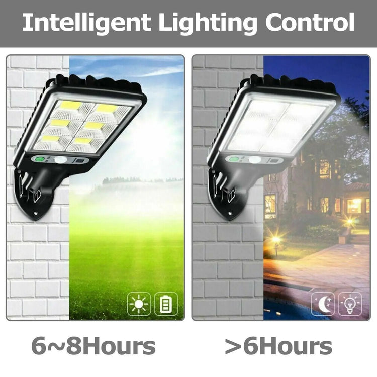 LED Solar Motion Sensor Light Bright Garden Outdoor Street Wall Lamp Solar Wall Lamp Lights Outdoor Road Lamp For Garden, Yard, Garage, Path SmartPaws