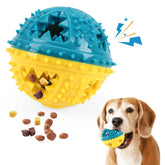 Dog Chew Toys Grinding Teeth Sound Ball Toys Leaking Food Balls Anti Bite Interactive Training Cleaning Teeth Toys Pet Products SmartPaws