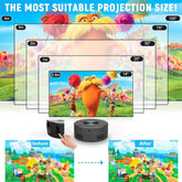 Home Projector Mini Portable Mini Portable Children&