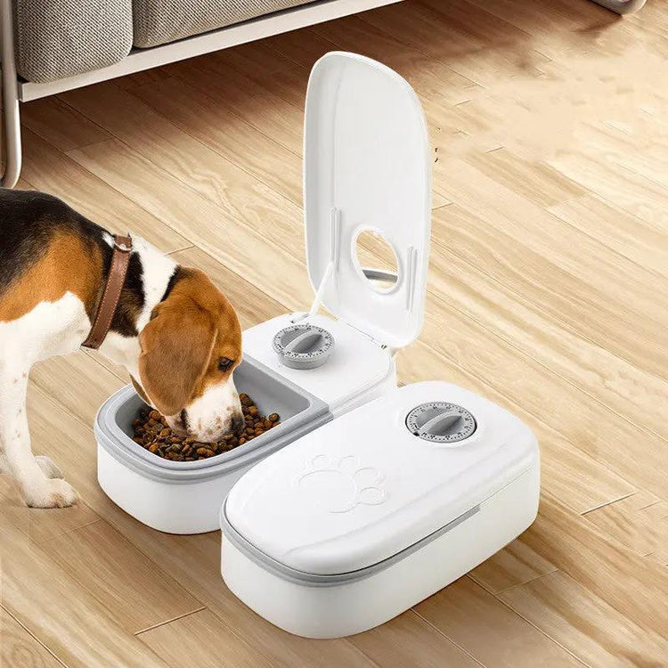 Automatic Pet Feeder Smart Food Dispenser For Cats Dogs Timer Stainless Steel Bowl Auto Dog Cat Pet Feeding Pets Supplies SmartPaws
